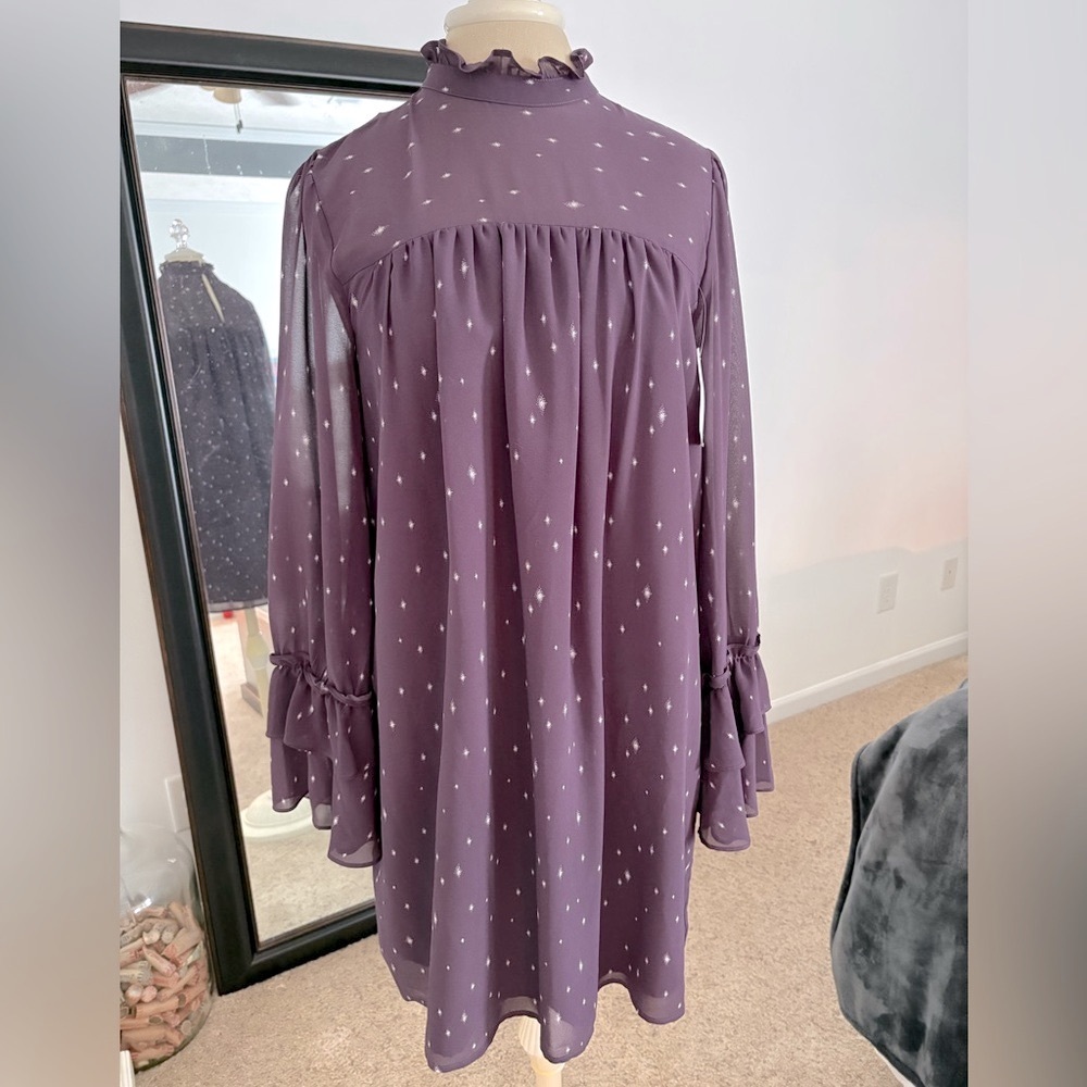 Kaari Blue Chiffon Dress